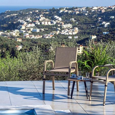 Villa Konstantinos Hilltop Vineyard Escape Almirida المظهر الخارجي الصورة