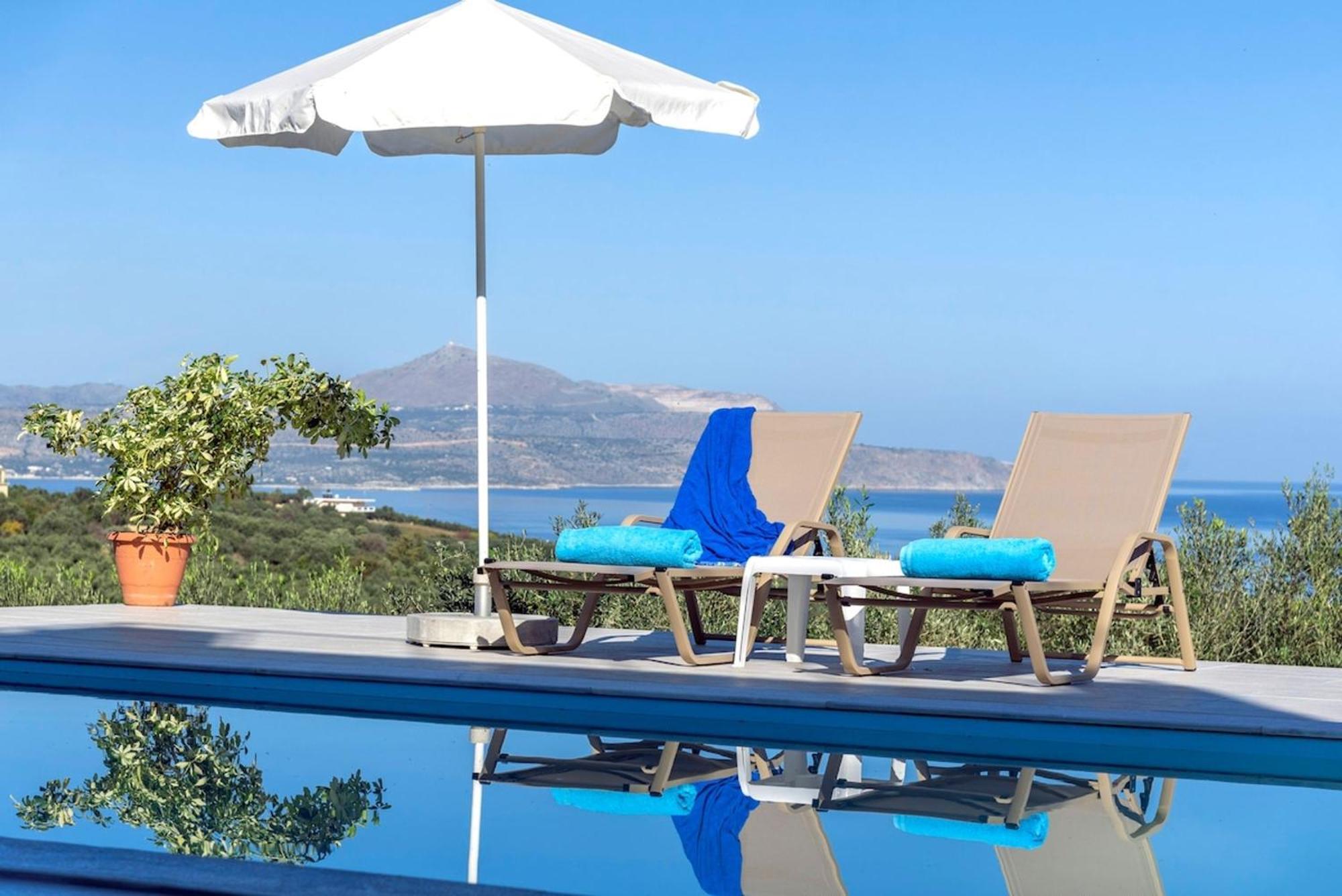 Villa Konstantinos Hilltop Vineyard Escape Almirida المظهر الخارجي الصورة