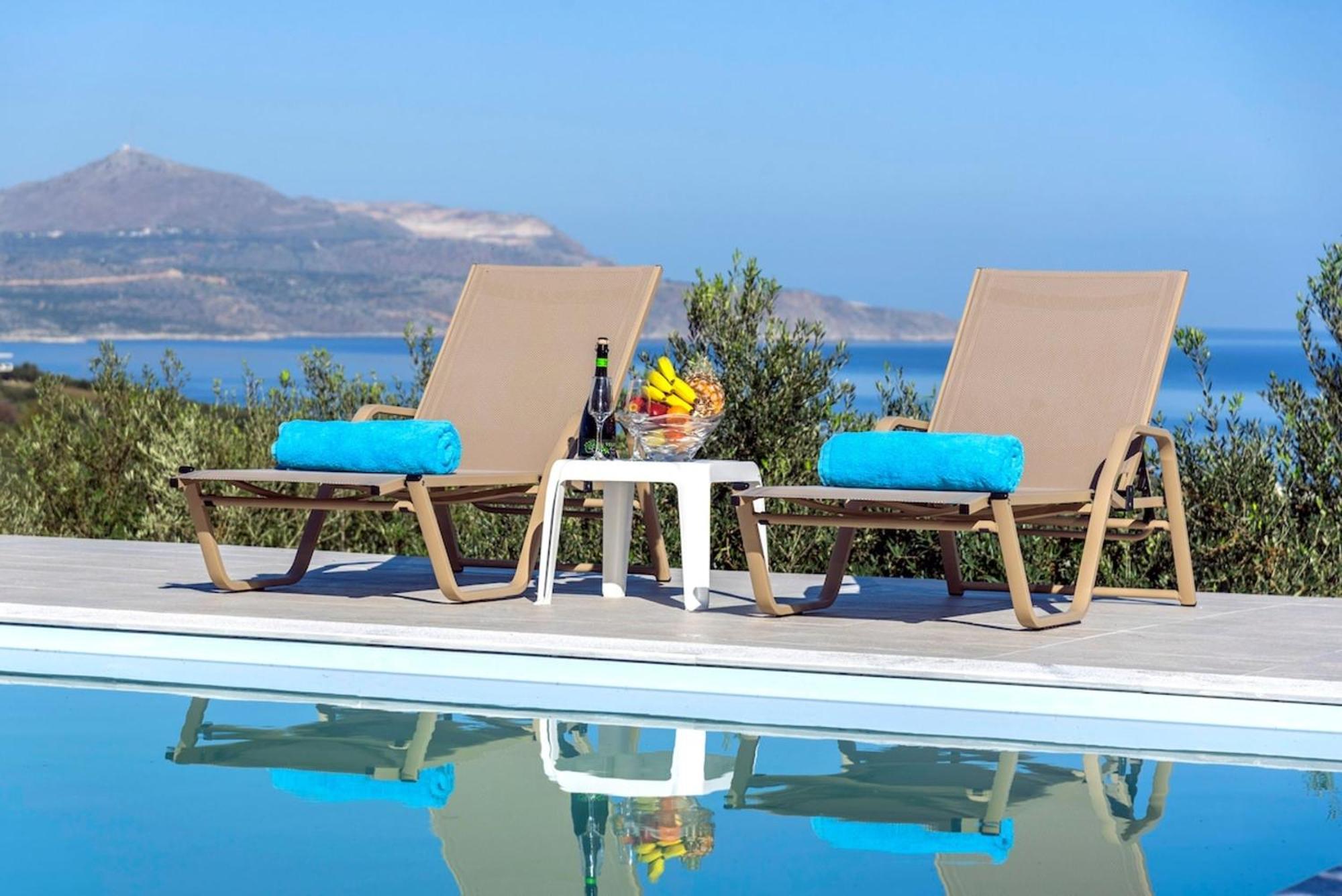 Villa Konstantinos Hilltop Vineyard Escape Almirida المظهر الخارجي الصورة