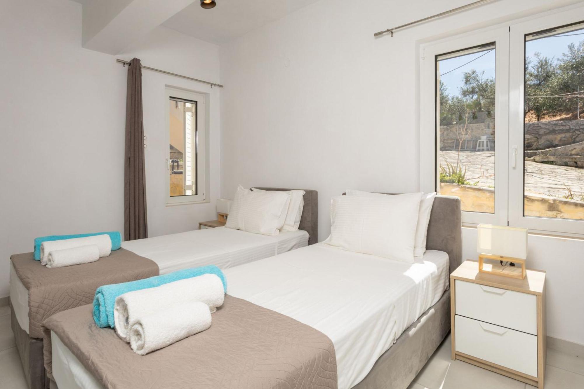 Villa Konstantinos Hilltop Vineyard Escape Almirida المظهر الخارجي الصورة