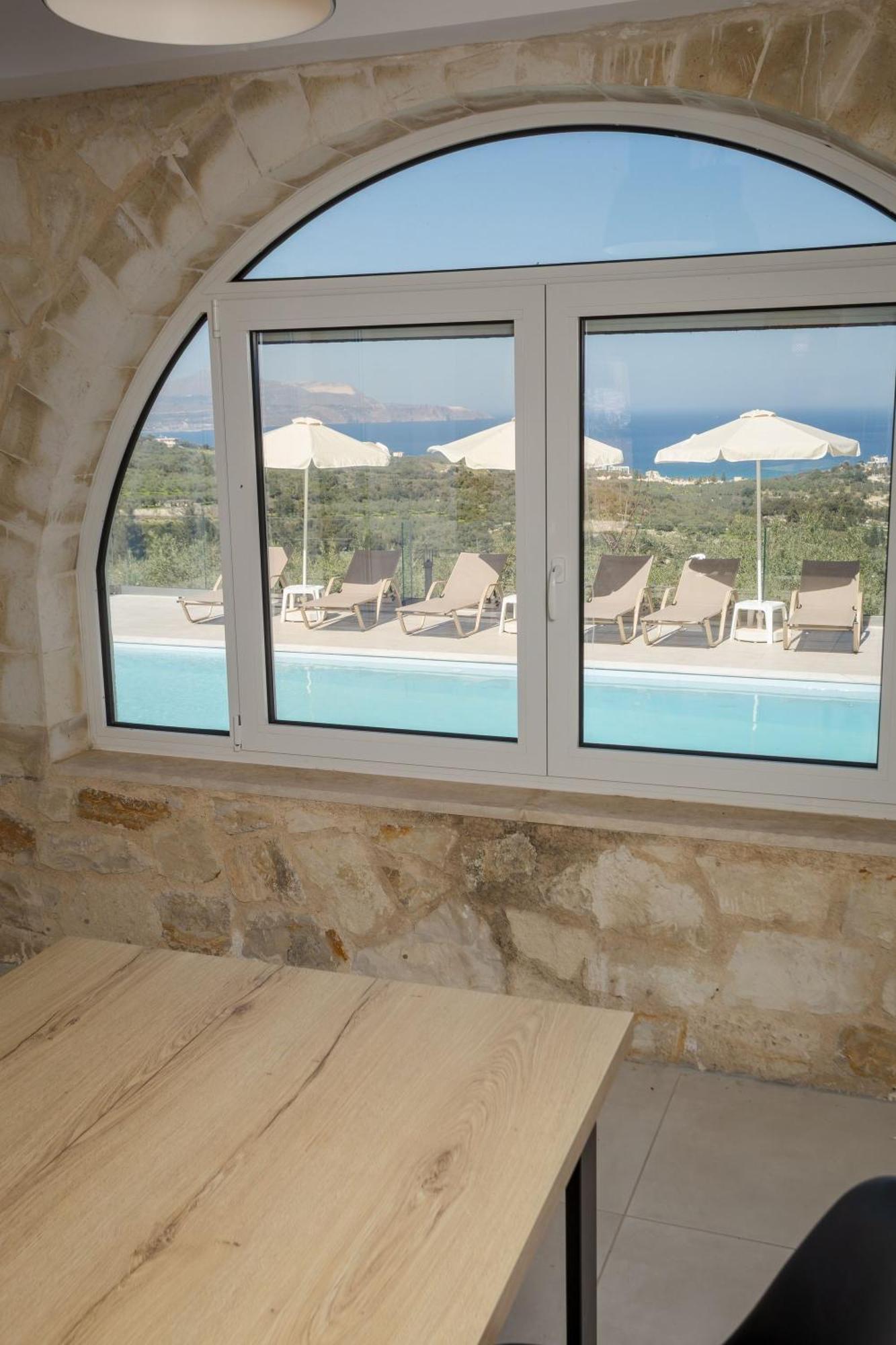 Villa Konstantinos Hilltop Vineyard Escape Almirida المظهر الخارجي الصورة