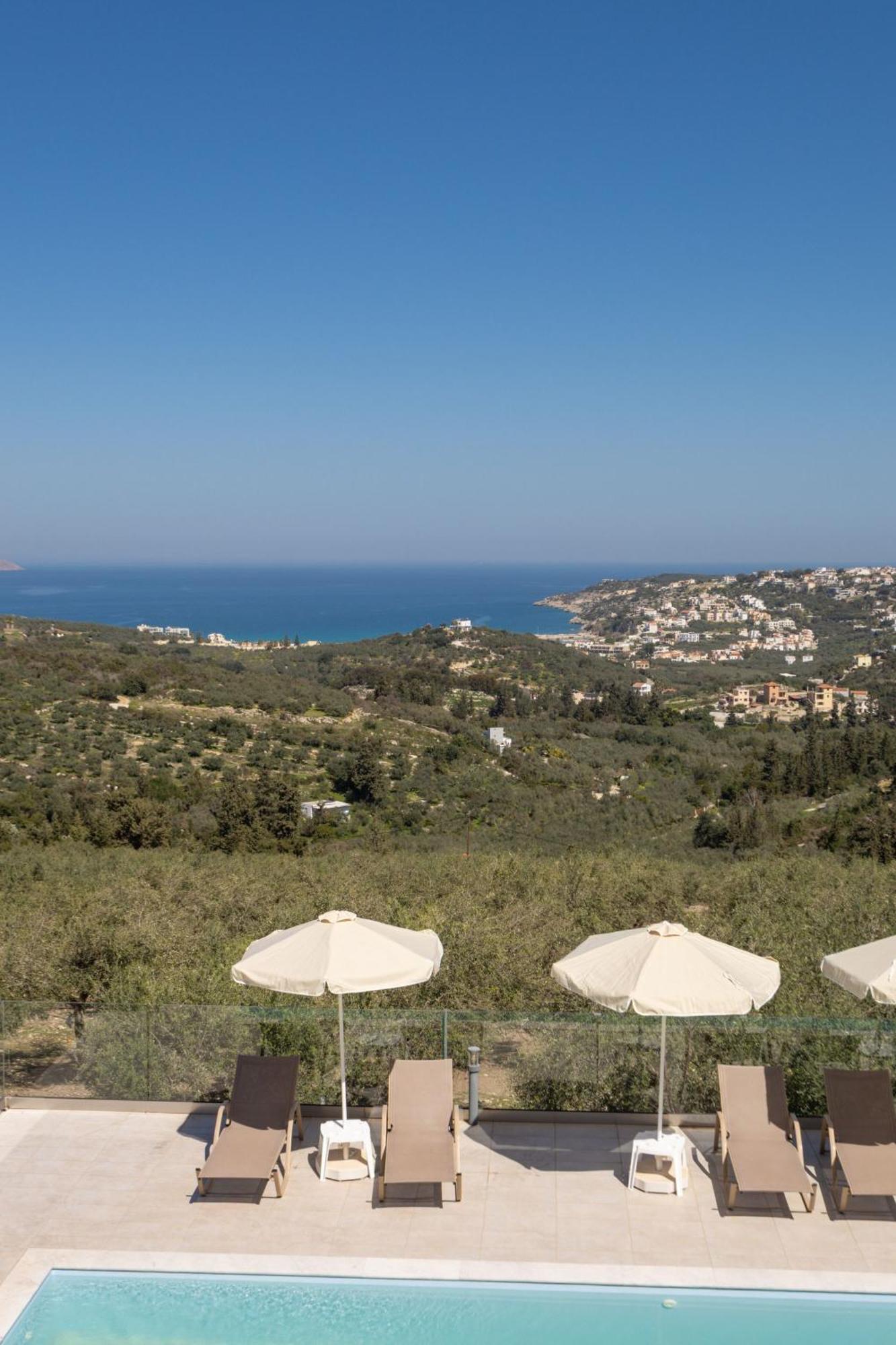 Villa Konstantinos Hilltop Vineyard Escape Almirida المظهر الخارجي الصورة