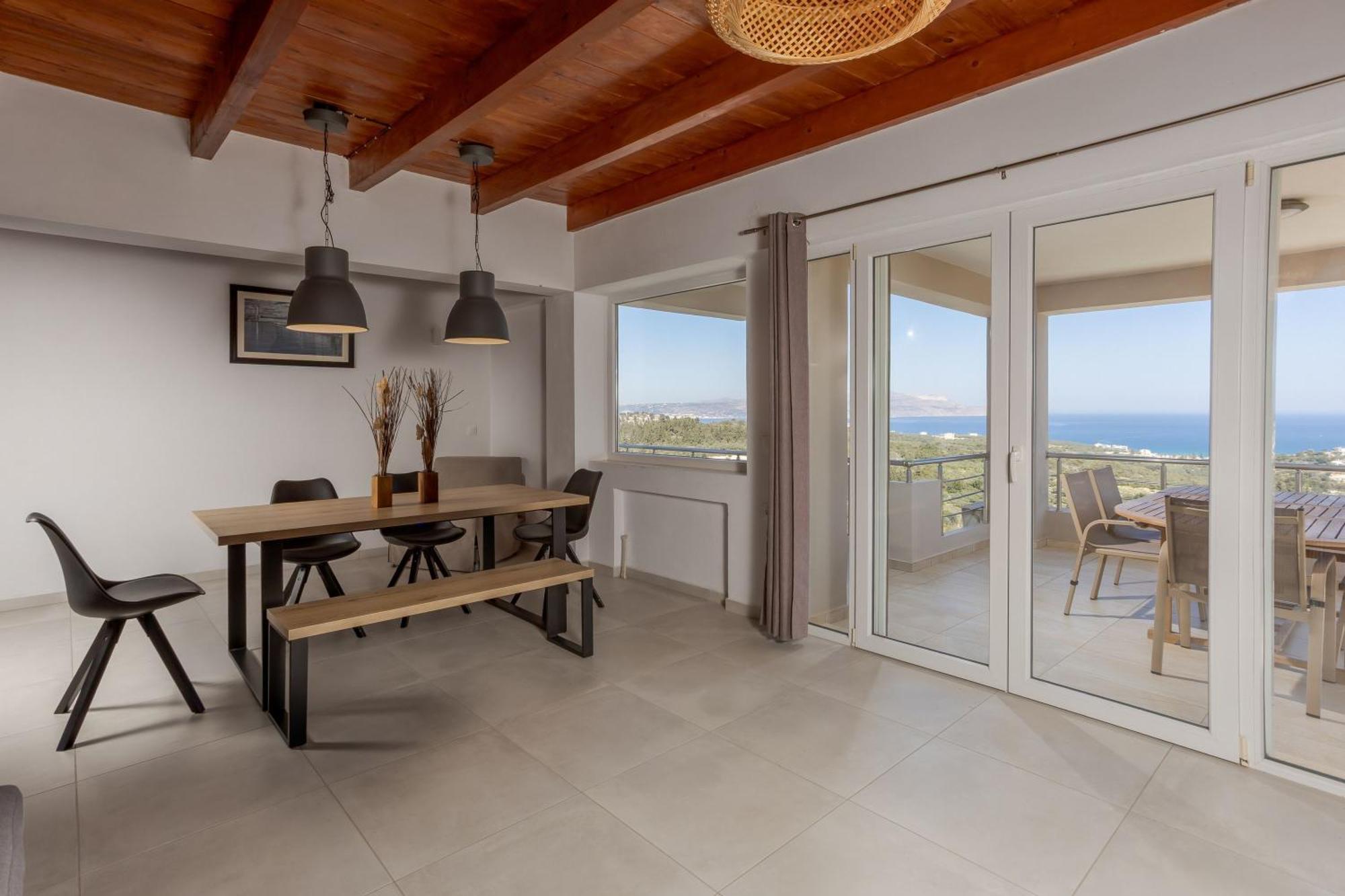 Villa Konstantinos Hilltop Vineyard Escape Almirida المظهر الخارجي الصورة