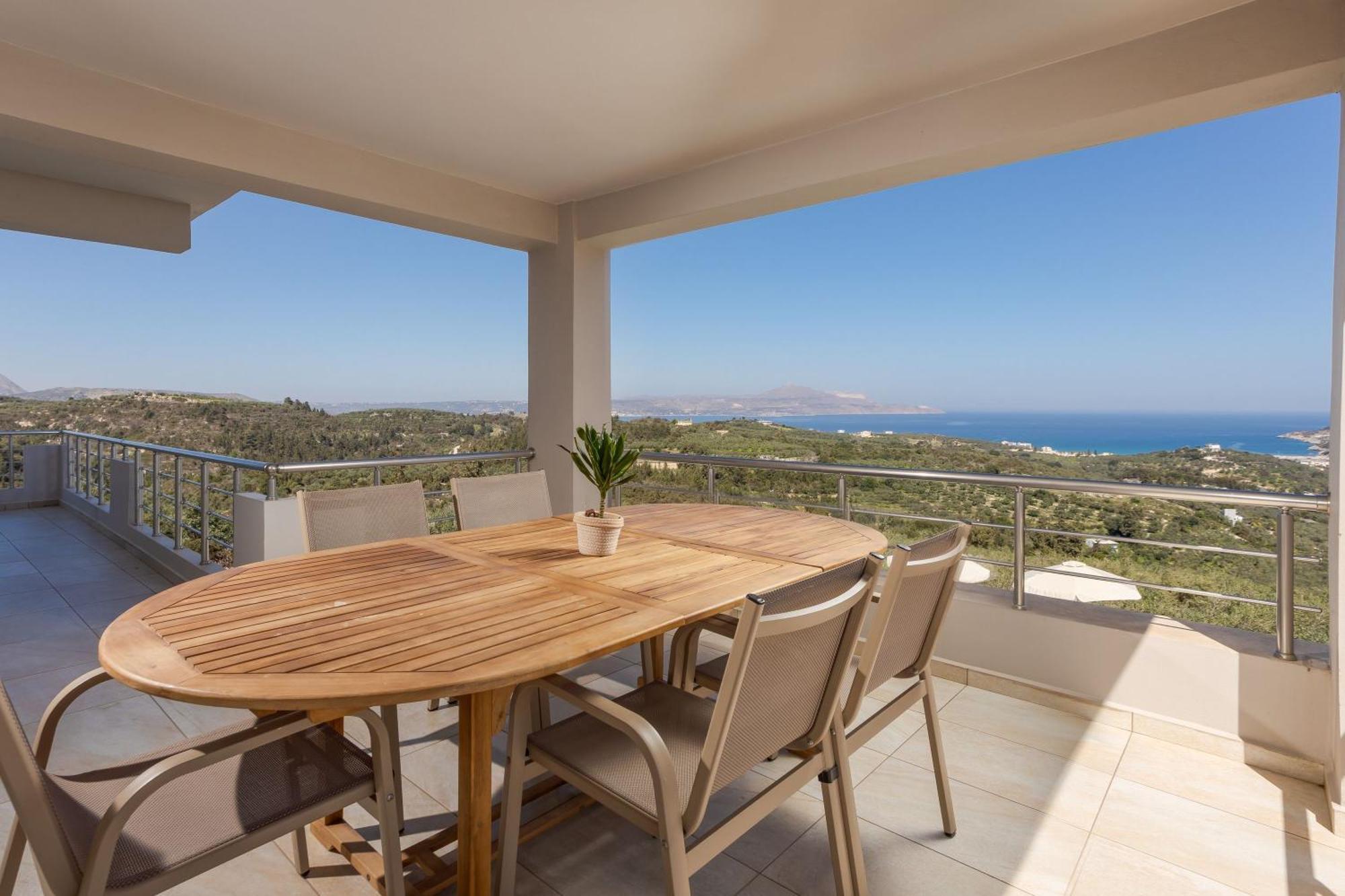 Villa Konstantinos Hilltop Vineyard Escape Almirida المظهر الخارجي الصورة